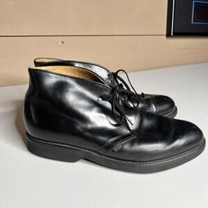 Vintage USPS Work Mason Chukka Boots Mens 9 Leather Cush-N-Crepe Workwear USA